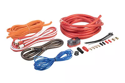 £34.99 • Buy Vibe Critical Link 4 Awg Guage 2000w Amp/amplifier Wiring Kit Power Rca Fuse