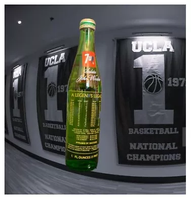 Vintage UCLA Bruins John Wooden Basketball 7UP Bottle Unopened 12 Pack W/case • $299