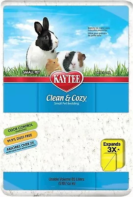 Kaytee Clean & Cozy Pet Bedding Super Absorbent Small Animal Paper Substrate • £25.60