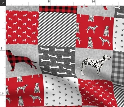£10.88 • Buy Dalmatian Dalmatians Dog Dogs Nursery S Spoonflower Fabric By The Yard