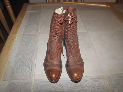 ORIGINAL 1910'S WW1 Era ABERCROMBIE & FITCH NURSE'S FIELD  Leather Boots  • $999.99