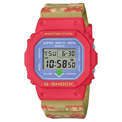 G-Shock Nintendo Super Mario Brothers Limited Edition Watch GShock DW-5600SMB-4 • $175.56