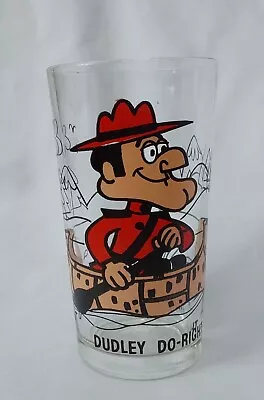 Original Vintage 1975 Pepsi Dudley Do-Right Drinking Glass 5  Tall • $10