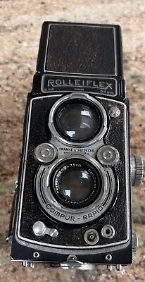 Rolleiflex New Standard Film TLR Camera W/ Carl Zeiss Jena 75mm F3.5 Lens • £199