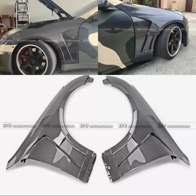 For Skyline CPV35 Infiniti G35 Front Fender Mudguards Mud Guards Carbon Fiber • $1619.10