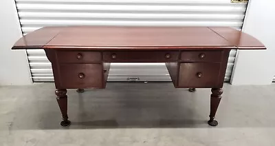 Ethan Allen British Classics Marshall Drop-Leaf Desk #29-9440 In #260 Cinnabar • $1295