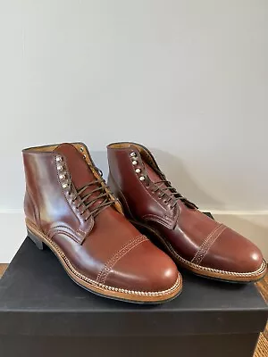 NIB Viberg Garnet Shell Cordovan Horween Color 2 Service Boots 9.5 2030 Last • $1700