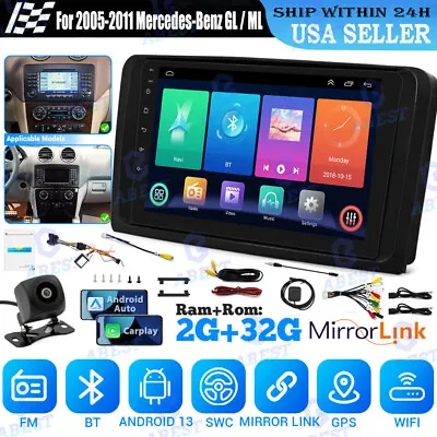 32GB For Mercedes Benz ML/GL 320 350 Android13 Car GPS Navi Radio Stereo CarPlay • $147