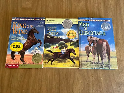 Marguerite Henry Lot Of 3 Chapter Books Horses Misty Of Chincoteague King Wind • $3.99