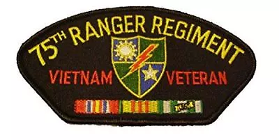 Us Army 75th Ranger Regiment Vietnam Veteran Patch W/ Campaign Ribbons Airborne • $10.78