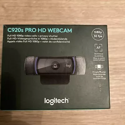 Logitech Pro C920 (960-001055) Full HD Webcam (1080p / 30 Fsp)) BNIB • £40