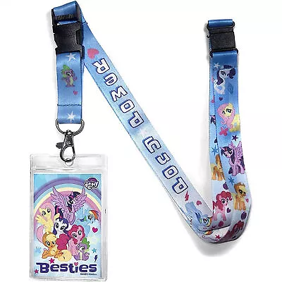 My Little Pony Friendship Is Magic Besties Lanyard Blue • $14.98