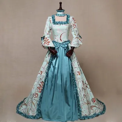 Women Retro Medieval Victorian Dress Renaissance Ball Gowns Dresses Costume • $35.68