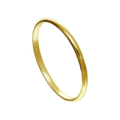£4.85 • Buy Small Gold Plated Sterling Silver 1mm Plain Stacking Ring