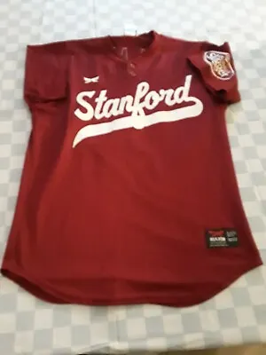 Vintage Maxim Athletic Stanford Louisville Slugger Jersey Size L Name Lau Back • $39.99