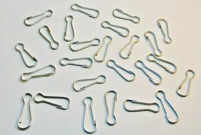 1 Inch Metal LANYARD Snap HOOKS For Paracord Zipper Pulls Lot Of 100 Clasps 1  • $10.65