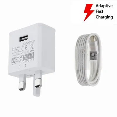 For Samsung Galaxy Phones Fast Charger Adapter Plug & Type C USB Charging Cable • £5.99