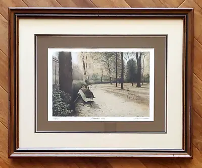 $350 • Buy Harold Altman November 1981 Framed Signed & Numbered Lithograph #206 /285 EUC!