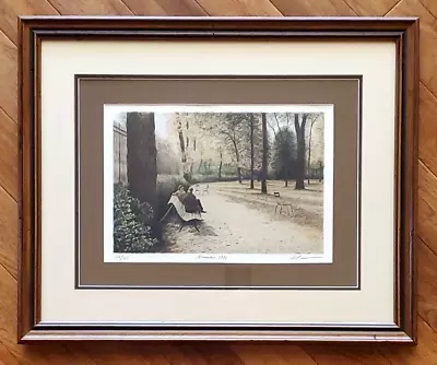 $350 • Buy Harold Altman November 1981 Framed Signed & Numbered Lithograph #206 /285 EUC!