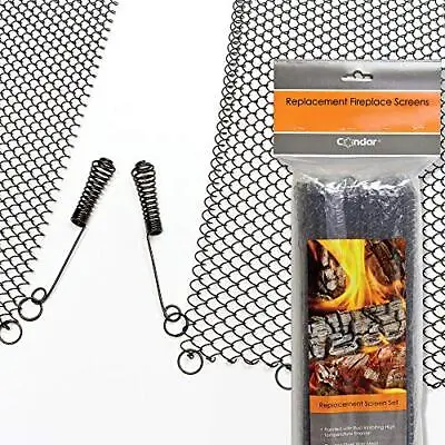 Enhance The Style Of Your Fireplace With A Condar Mesh Screen. Fireplace Mesh... • $33