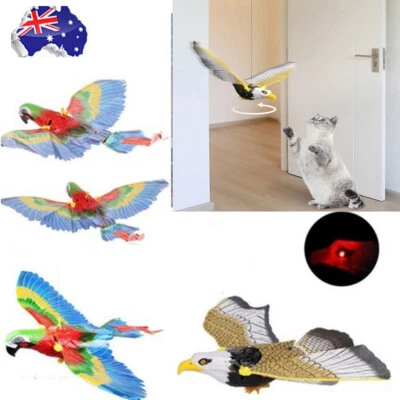 $7.59 • Buy Simulation Bird Toy Interactive Cat Toys Electric Hanging Eagle Flying Bird Toys