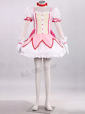 Puella Magi Madoka Magica Madoka Kaname Cosplay Costume CBRL  Cartoon Characters • $94.99