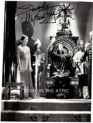 Boris Karloff Universal Horror Costar Myrna Loy Signed Autographed Fu Manchu Mgm • $141.02