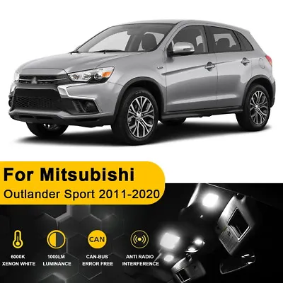 LED Interior Light For Mitsubishi Outlander Sport 2011-2020 Package Kit 12X+TOOL • $12.58