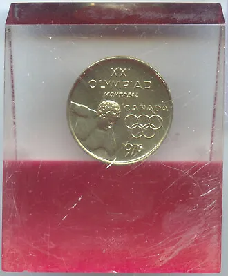 1976 XXI Olympiad Montreal Canada Olympic Games Medal In Display  DN478 • $20