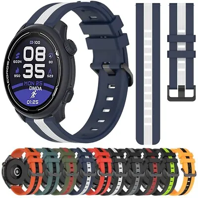 Silicone Wacth Band For COROS APEX 2 Pro 46mm 42mm PACE 2 Strap Amazfit GTR 4 3 • £5.92