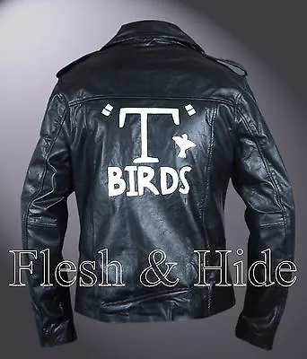 Grease T Birds Danny Zuko John Travolta Double Rider Jacket • $129.95