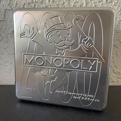 Vintage - MONOPOLY - 2000 MILLENIUM EDITION Board Game In Collector's Tin • $19.99