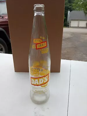 Vintage Dad's  Big Daddy  Root Beer One Pint Bottle (Empty) • $3