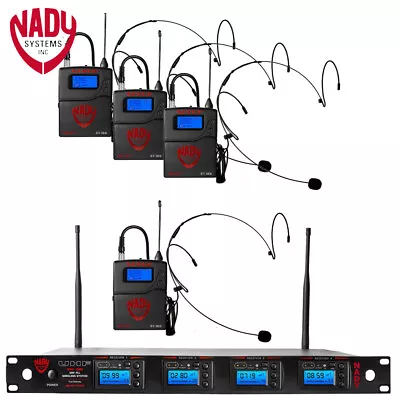 Nady 4W-1KU HM-10 Quad True Diversity 1000-Channel Professional UHF Wireless Sys • $879.99