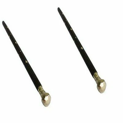 $24.43 • Buy Lot Of 2 Antique Style Brass Vintage Designer Handle Walking Wooden Stick Cane