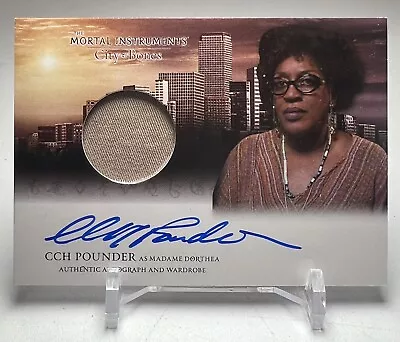 Leaf The Mortal Instruments City Of Bones CCH Pounder Wardrobe Autograph Card • $9.99