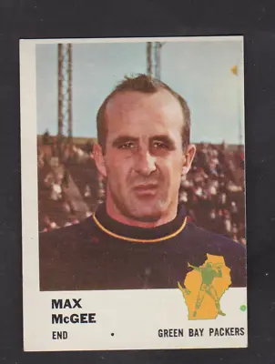 1961 Fleer #93 Max Mcgee Packers EX-MT • $8.95