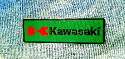  Kawasaki  Shoulder Patch Embroidered Motorcycle Bsa Ariel Indian Biker Honda • $3.99