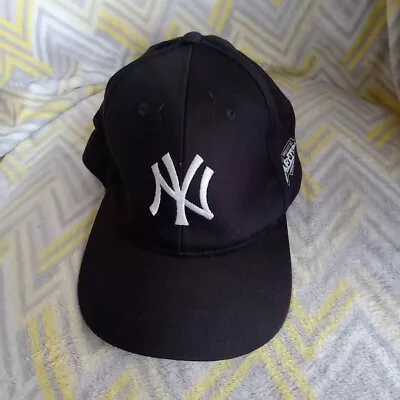 Vintage New York Yankees Hat Snapback MLB Baseball Black Cap • $11