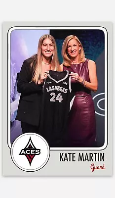 Kate Martin Custom Las Vegas Aces Basketball Card Limited Edition Iowa • $9.49