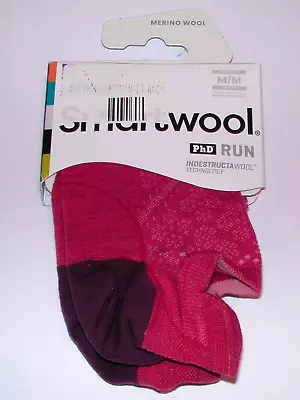 $13.49 • Buy SmartWool PhD Run UL Merino Wool Micro Socks Women's Medium NWT Pomegranate