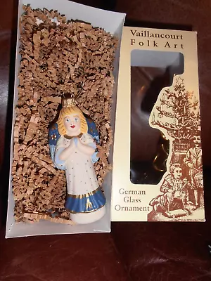 Vaillancourt Folk Art Angel Ornament With Box       ( 4 3/4 ) Vallancourt • $75