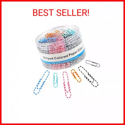 400 PCS Paper Clips Metal Coated Paperclips Paper Clips Assorted Sizes Medium • $9.69