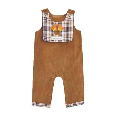 Mud Pie Thanksgiving Longall & Reversible Turkey Bib 0-3M 3-6M 6-9M 9-12M 12-18M • $27.75