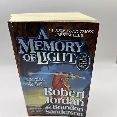 A Memory Of Light - Robert Jordan And Brandon Sanderson - First Edition - Signed • $230