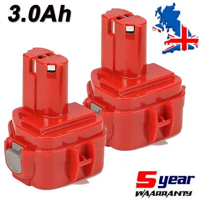 12 Volt For Makita Battery 12V 4.8 Ah PA12 1200 1220 1222 1234 1235 192598-2 • £24.49