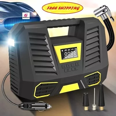 Car Air Tire Pump Inflator Compressor Digital Electric Auto Portable 150PSI 12V • $59.99