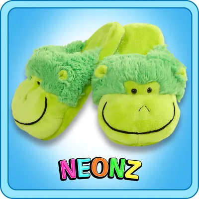 Pillow Pets Authentic Neonz Monkey Slippers Toy Gift - Check Size Chart • $24.95