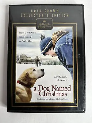 $9.49 • Buy A Dog Named Christmas Gold Crown Collector's Edition Hallmark DVD 2009 OOP