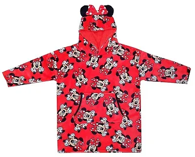 DISNEY MINNIE MOUSE HOODED OODIE ONE SIZE (7-13 Yrs) BNWT • £12.99